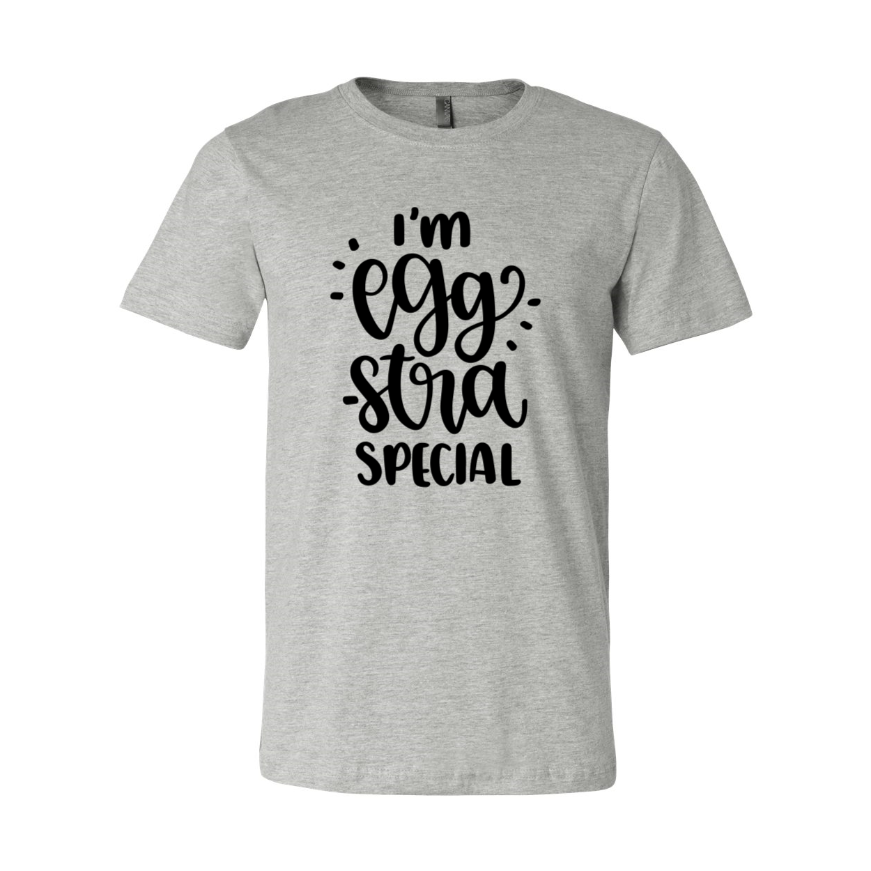 EAS043 I'm Egg Stra Special unisex T-shirt in various colors, showcasing its comfortable fit and high-quality print.